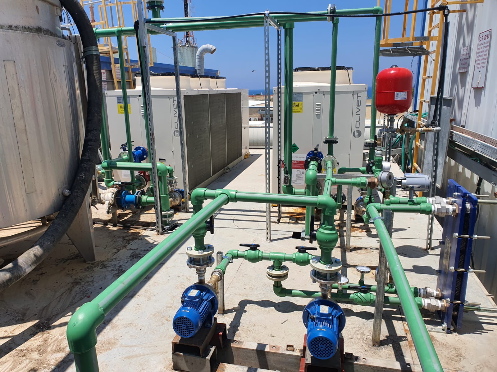 Herstellung und Installation von PPR-Rohrleitungen einschließlich Pumpen