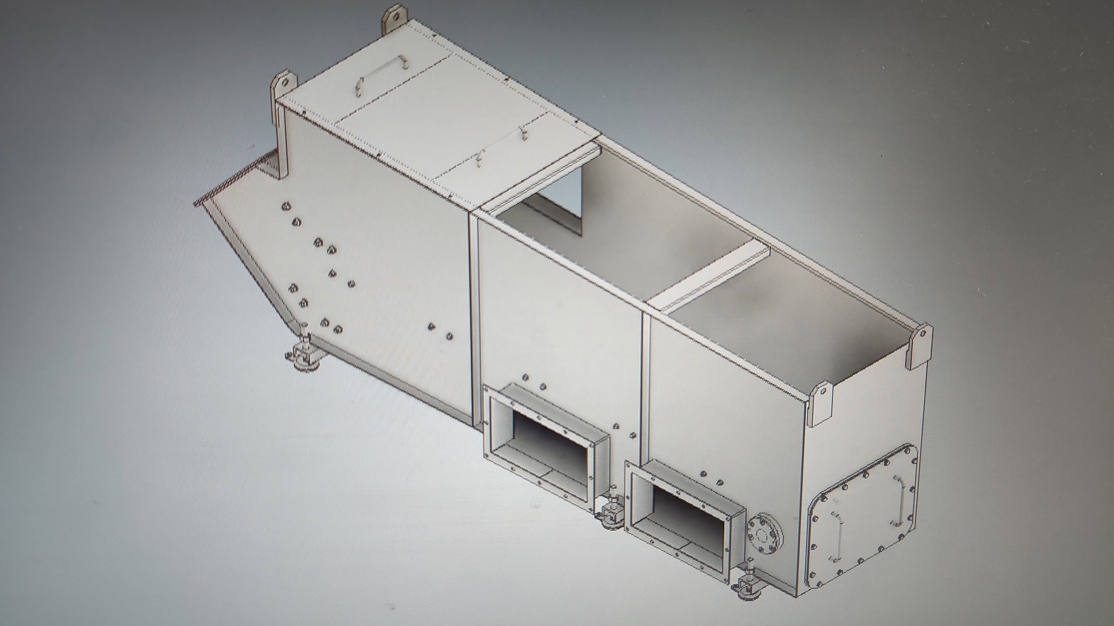 Förderbandfertigung nach Entwurf inklusive Montage und Lieferung und Einbau von PP-Kanälen