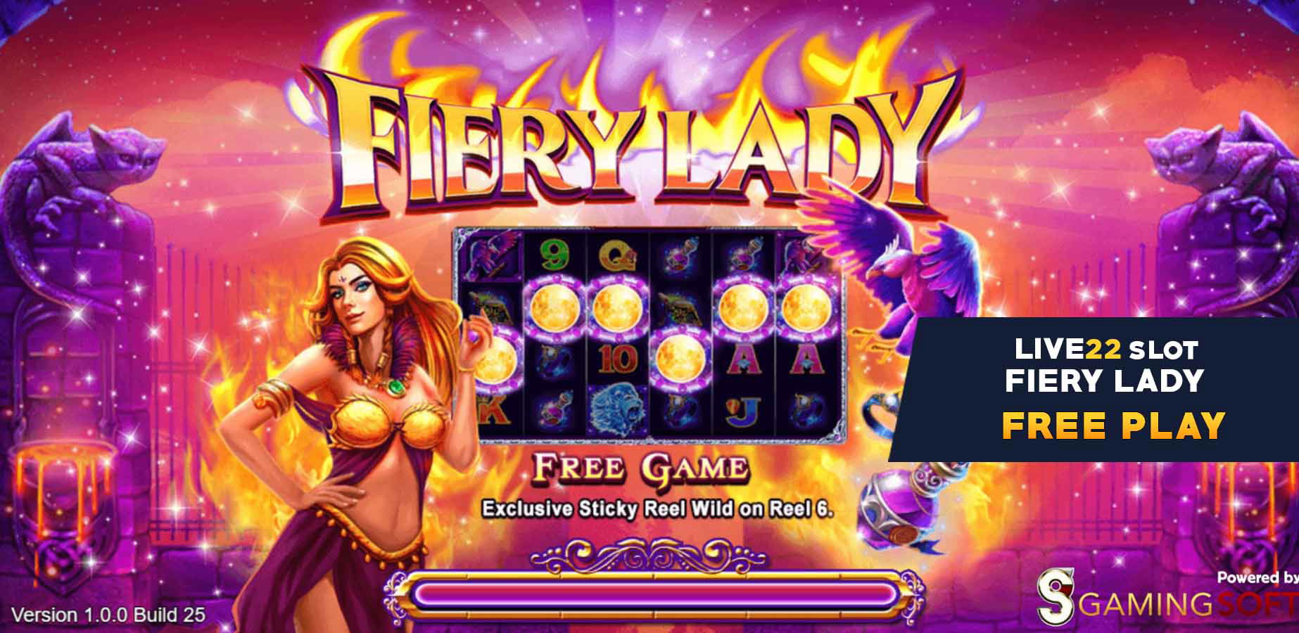 Free Play 6 Fiery Lady Slot Game - Live22 Myanmar (1)