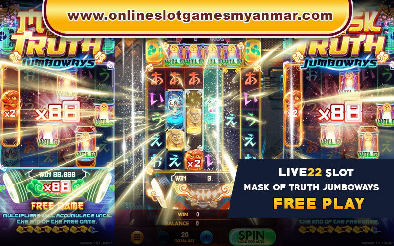 1 Mask Of Truth Jumboways Slot Game - Live22 Myanmar