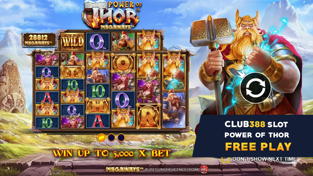 3 Power of Thor Slot Game Pragmatic Play - Club388