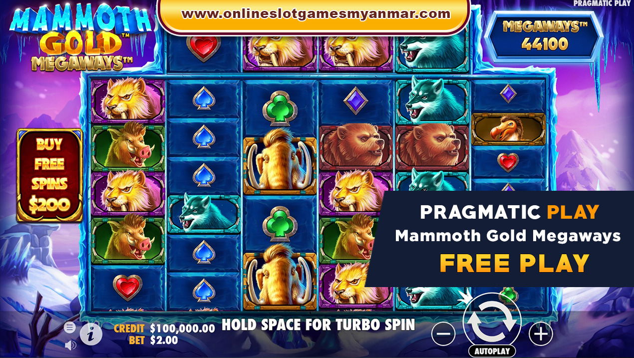 Pragmatic Play Slot Game - Mammoth Gold Megaways Game