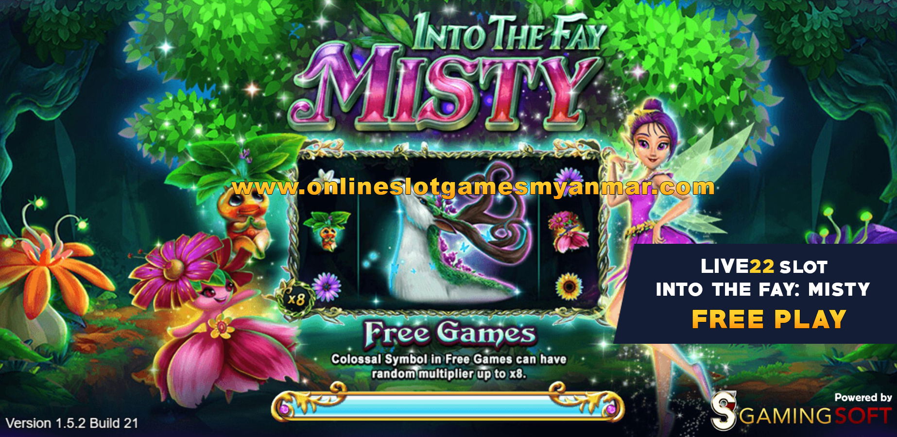 Free Play 3 Into The Fay Misty Slot Game - Live22 Myanmar (1)