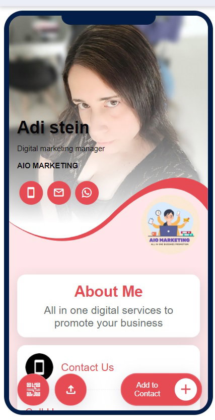 Digital business card