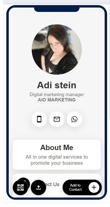 Digital business card