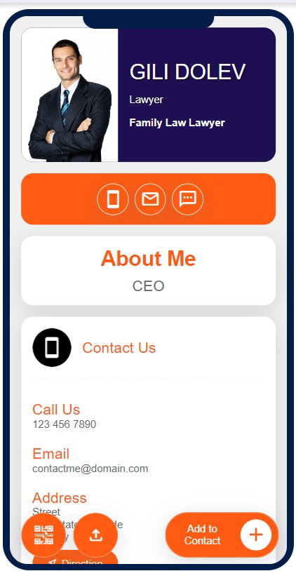 Digital business card