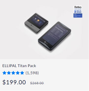 ELLLIPAL Titan and Titan Mini Pack: Best Cold Wallet Backup in 2023.