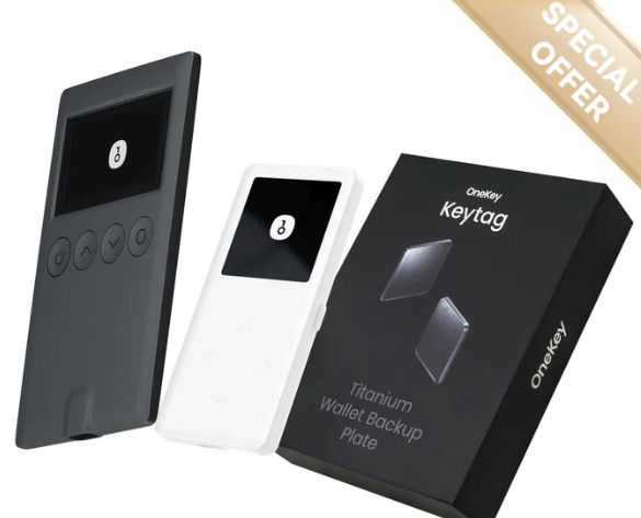 OneKey Special Limited Time Offer: Get 10% OFF OneKey Classic*1pcs + Mini*1pcs + KeyTag*1pcs: Crypto Hardware Wallet. Get 10% OFF. Keep your crypto assets safe, including Bitcoin, Ethereum, Solana, Aptos and more. OneKey protects you from hackers and viruses, makes you sleep tight with ease.