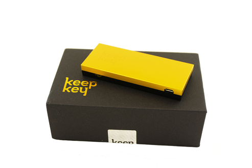 Gold KeepKey Hardware Wallet: KeepKey is the leading hardware wallet for securely storing digital assets.
