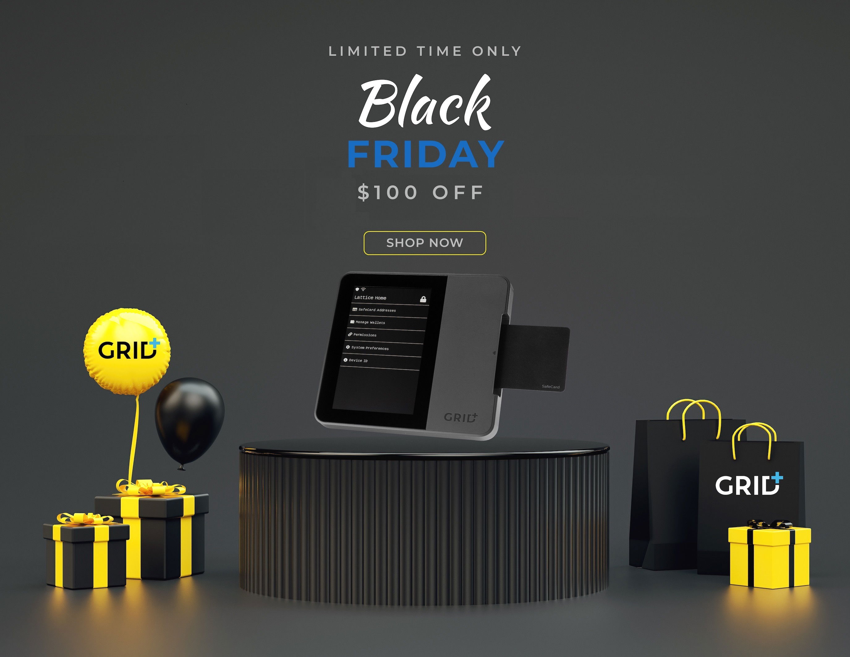GridPlus Lattice 1 Hardware Wallet: Get $100 OFF