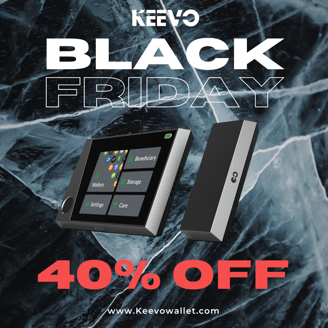 Keevo Hardware Wallet: 40 % OFF