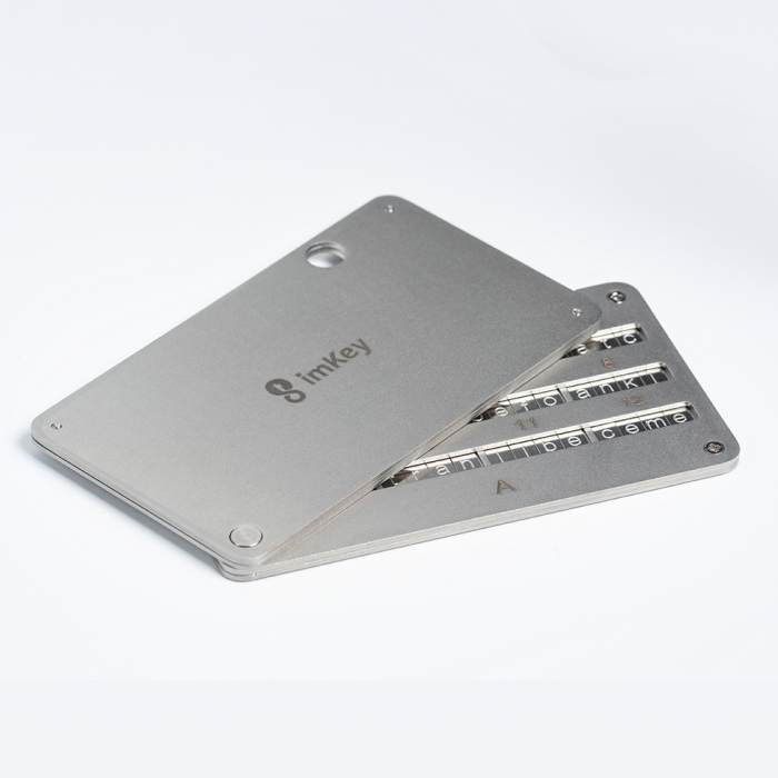 imKey HeirBOX S1 - A metal crypto wallet with imKey Pro compatibility