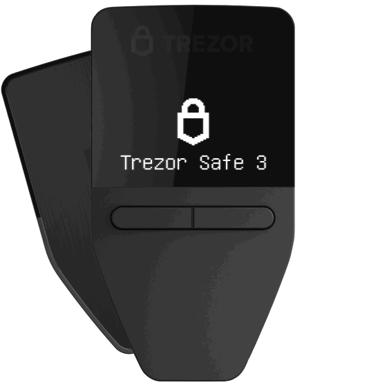 Trezor Safe 3 hardware wallet