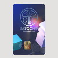 The Satochip hardware wallet is based on a smart card. It looks like your bank card and act as a security device that let you safely store your private keys within the tamper-proof chip.