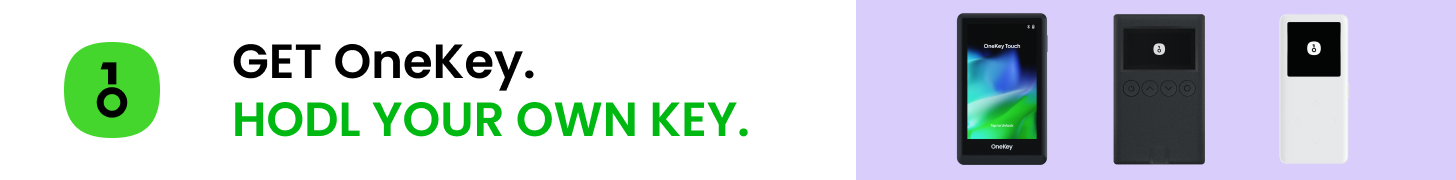 OneKey - 100% Open source crypto hardware wallet for DeFi and NFTs