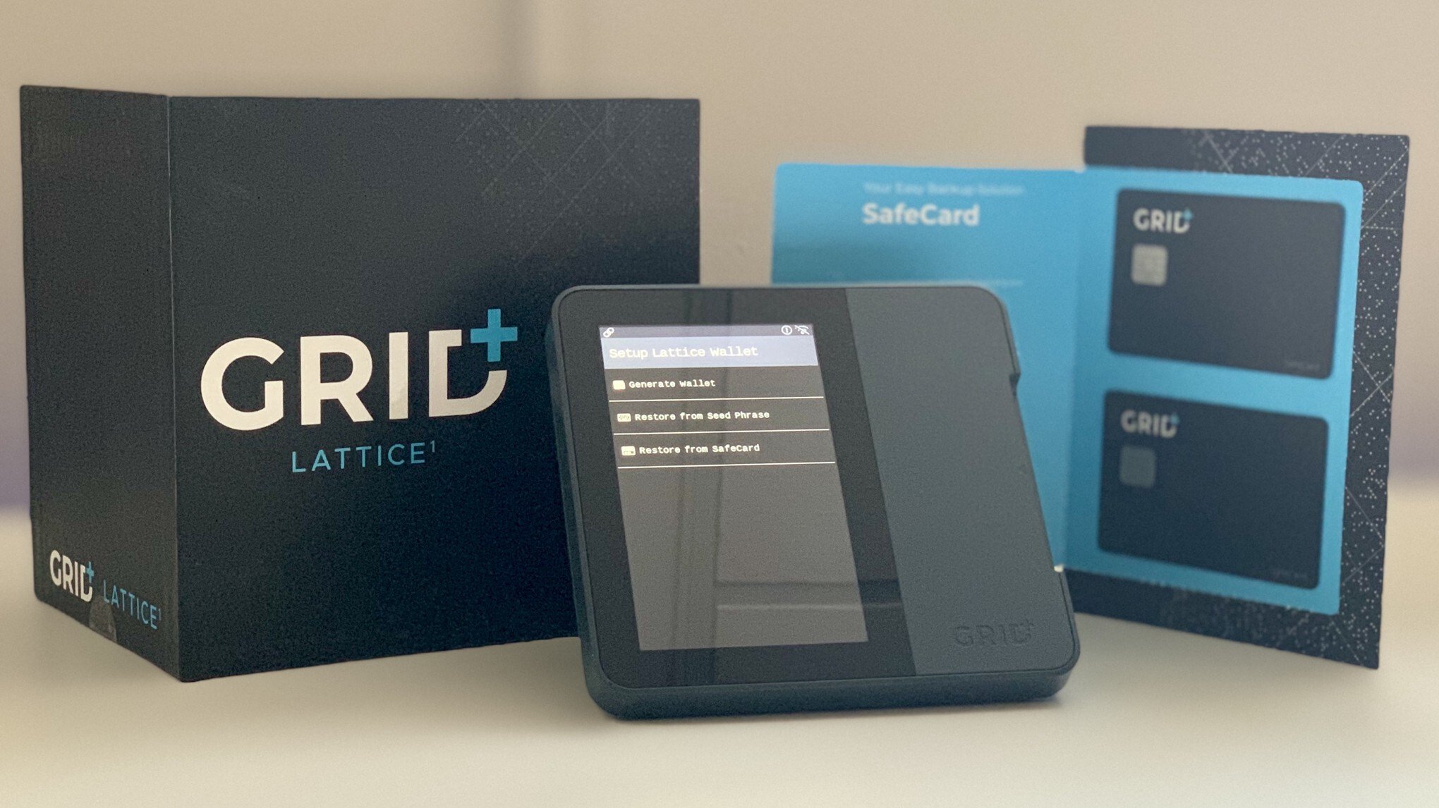 GRID - GridPlus Hardware Wallet - Welcome to the New Age of Crypto Hardware. The New Standart for Hardware Wallets. With unique hardware security features, a large touch screen, and wireless connectivity, the GridPlus Lattice1 is a programmable hardware wallet that makes using crypto enjoyable while securing your assets against threats of any magnitude