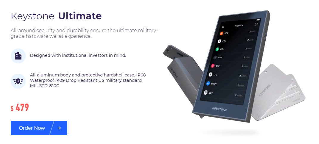 Keystone Ultimate Hardware Wallet