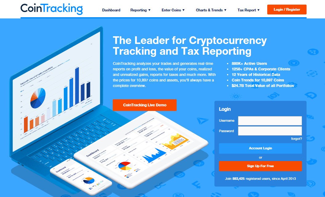 CoinTracking - Full Report for all your Bitcoin and Altcoin trades. Including Profit / Loss calculations, Price Charts, Unrealized Gains and a Tax-Report for all your Coins.