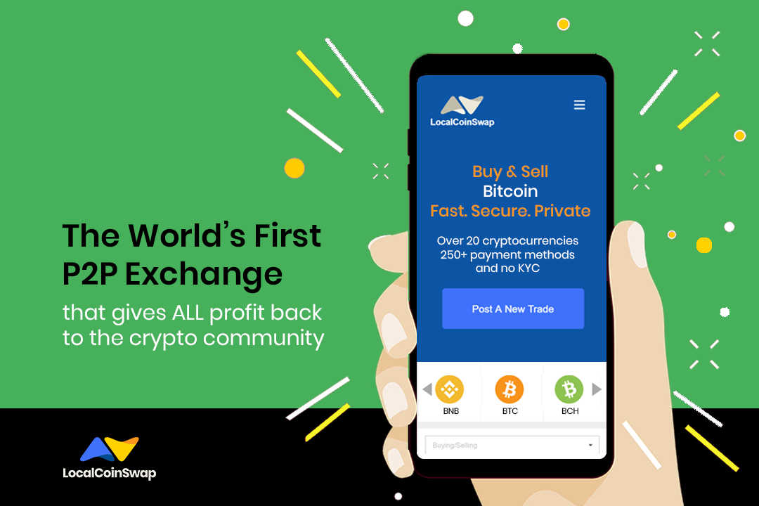 LocalCoinSwap - The most popular non-custodial marketplace. Buy BTC, ETH, DOT, USDT, and more cryptos worldwide using 300+ payment methods. LocalCoinSwap is fast, easy, and private. Get your free wallet & account today!