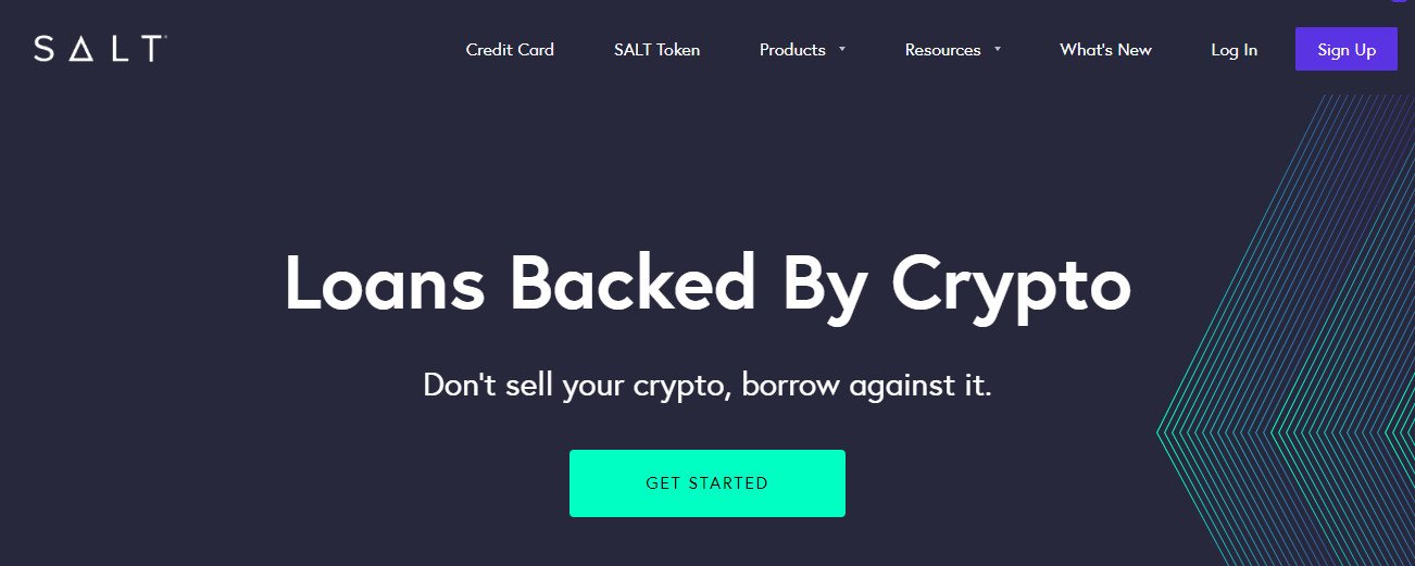 USD & Stablecoin Crypto-Backed Loans | SALT Lending. The original Blockchain-backed Loan™. Register for a USD or Stablecoin loan using your bitcoin, ethereum or cryptocurrencies as collateral.
