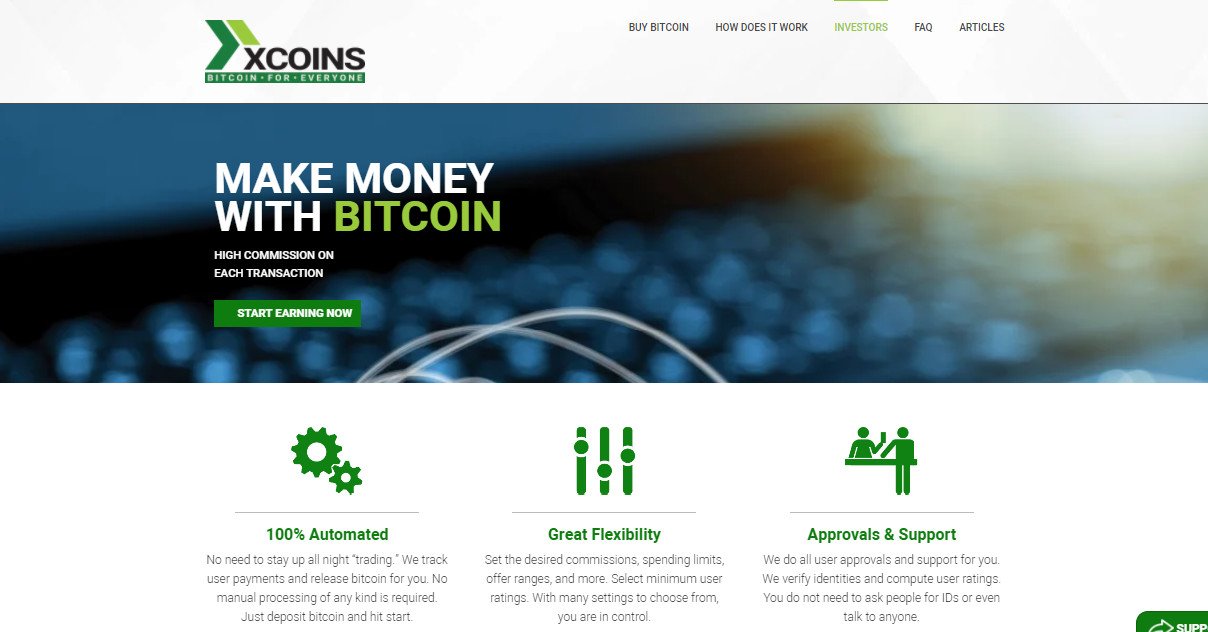 Make Money with Bitcoin | xCoins.io. Make money with bitcoin at xCoins. Earn high commission on each transaction. Start with as little as $20.00. Nationals of all countries are welcome.