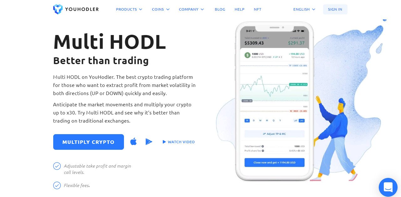 Multi HODL – Capitalize on market volatility. Boost your savings and keep your daily interest. Stimulate your crypto and find the right balance: take a limited risk VS asymmetrical high level of potential profit.