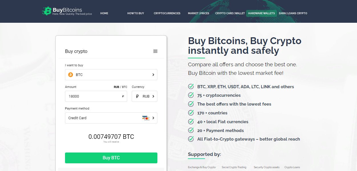 buy bitcoin compare