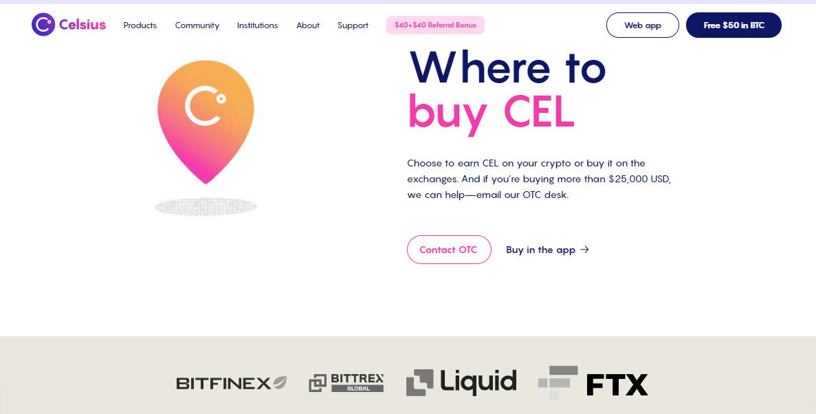Celsius Network: Where to buy CEL?