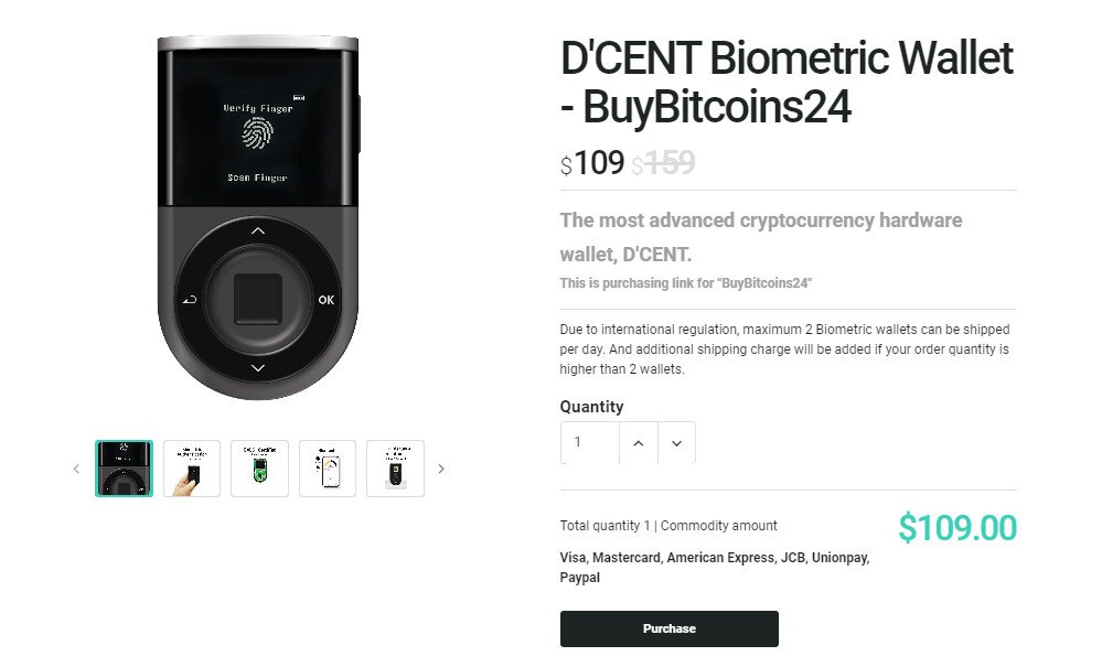 DCENT Wallet - The safest and most convenient blockchain cryptocurrency wallet. Biometric hardware wallet - Keep your cryptocurrency secure with your biometrics. D'CENT - Biometric hardware wallet is the most convenient next-generation hardware wallet with highest security. Easily connect with mobile app via Bluetooth and securely manage your digital assets with biometric authentication. D'CENT Wallet supports various cryptocurrencies such as Bitcoin, Ethereum, XRP, Stellar, Klaytn, and many more