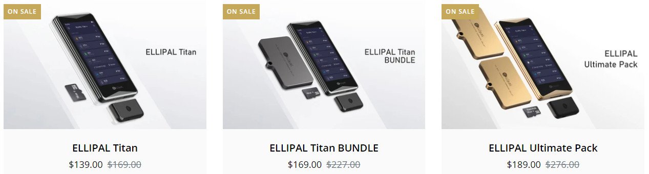Best Cold Wallet on Sale | ELLIPAL Titan Cold Wallet. Shop the best crypto cold wallet at a discount price and upgrade your cryptocurrency's security today!
