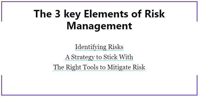 Quadency - The 3 key Elements of Risk Management