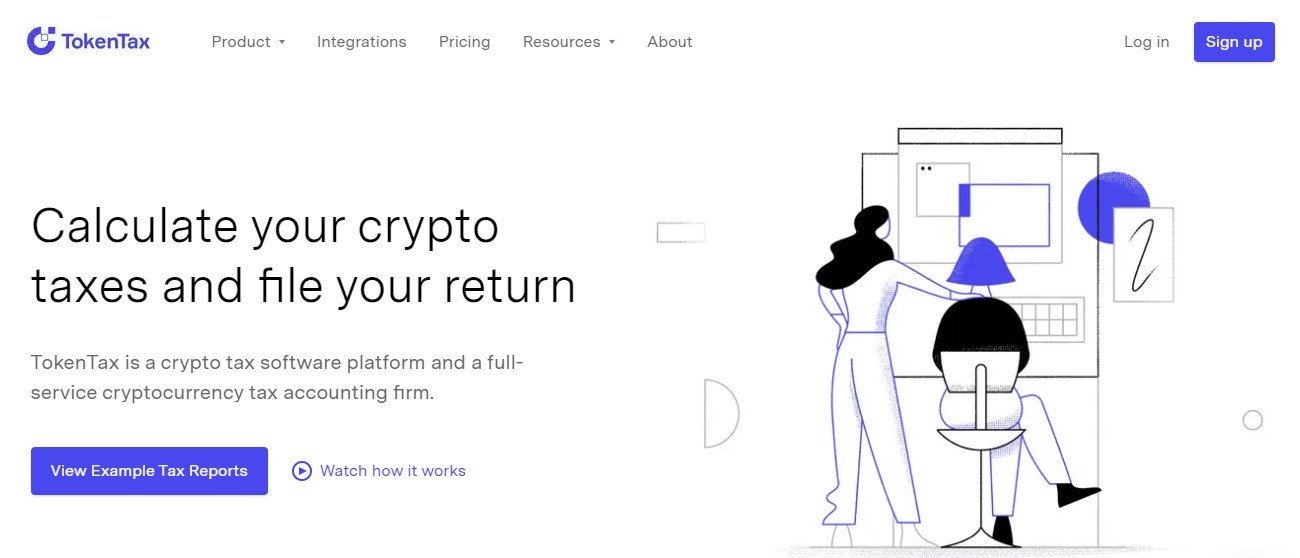 Calculate your crypto taxes and file your return TokenTax is a crypto tax software platform and a full-service cryptocurrency tax accounting firm.