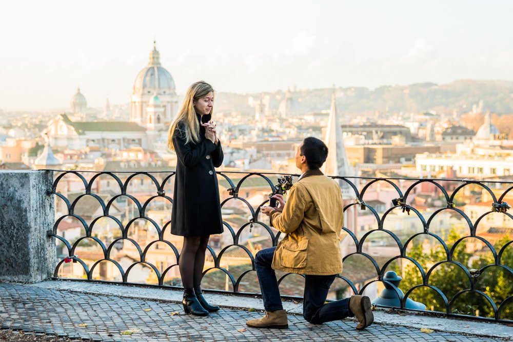 proposal photographer in rome