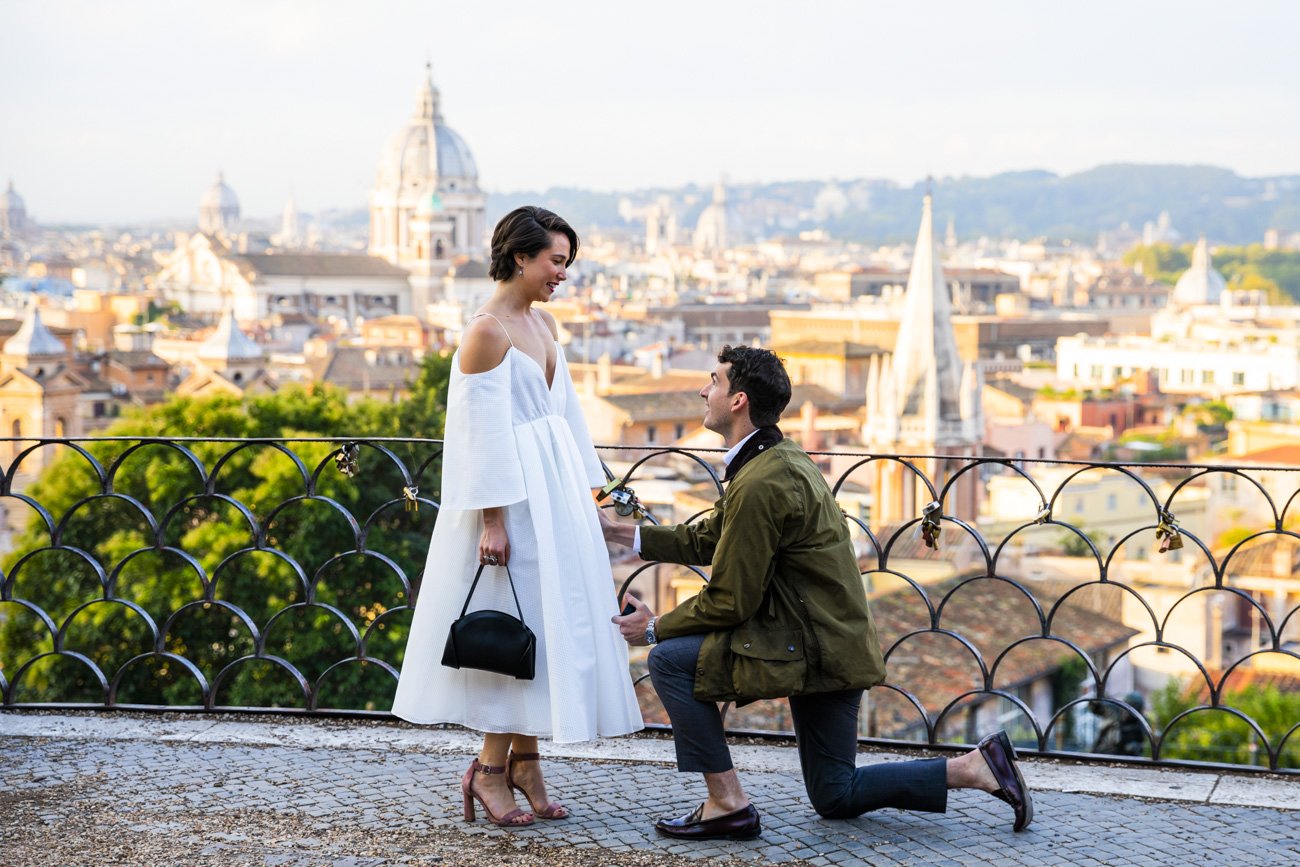 surprise proposal in rome