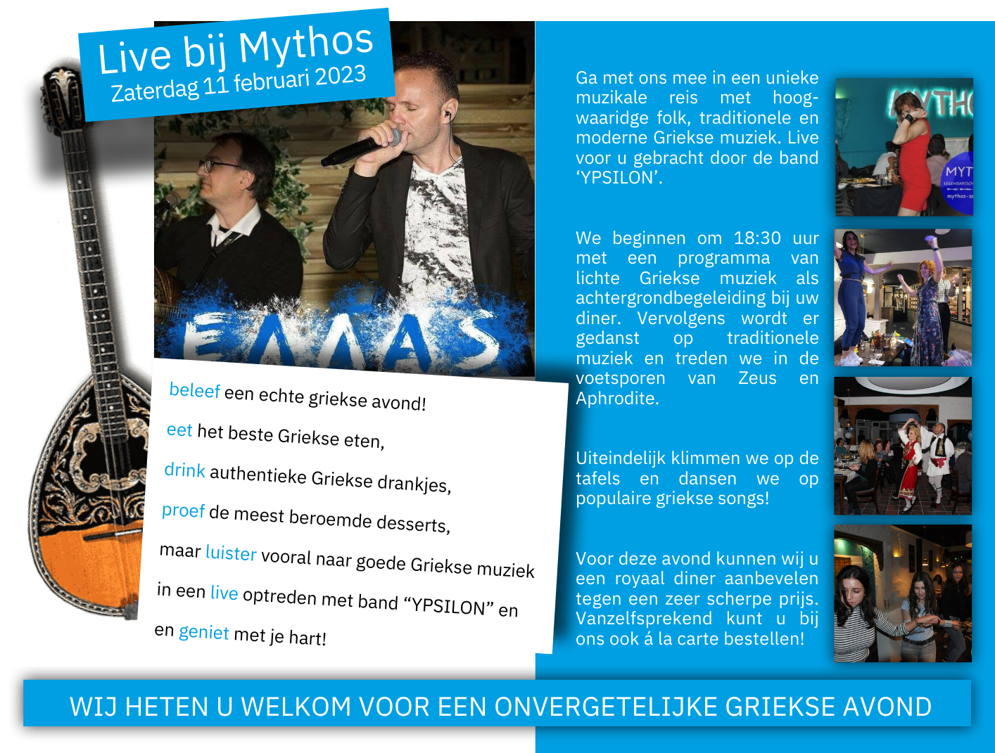 Mythos Live Muziekavond [za 11 feb 2023]