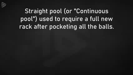 A tribute to straight pool... thumbnail