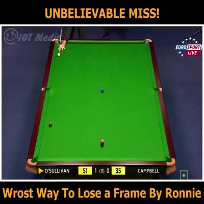  Wrost Way To Lose a Frame By Ronnie O'Sullivan!!!  thumbnail