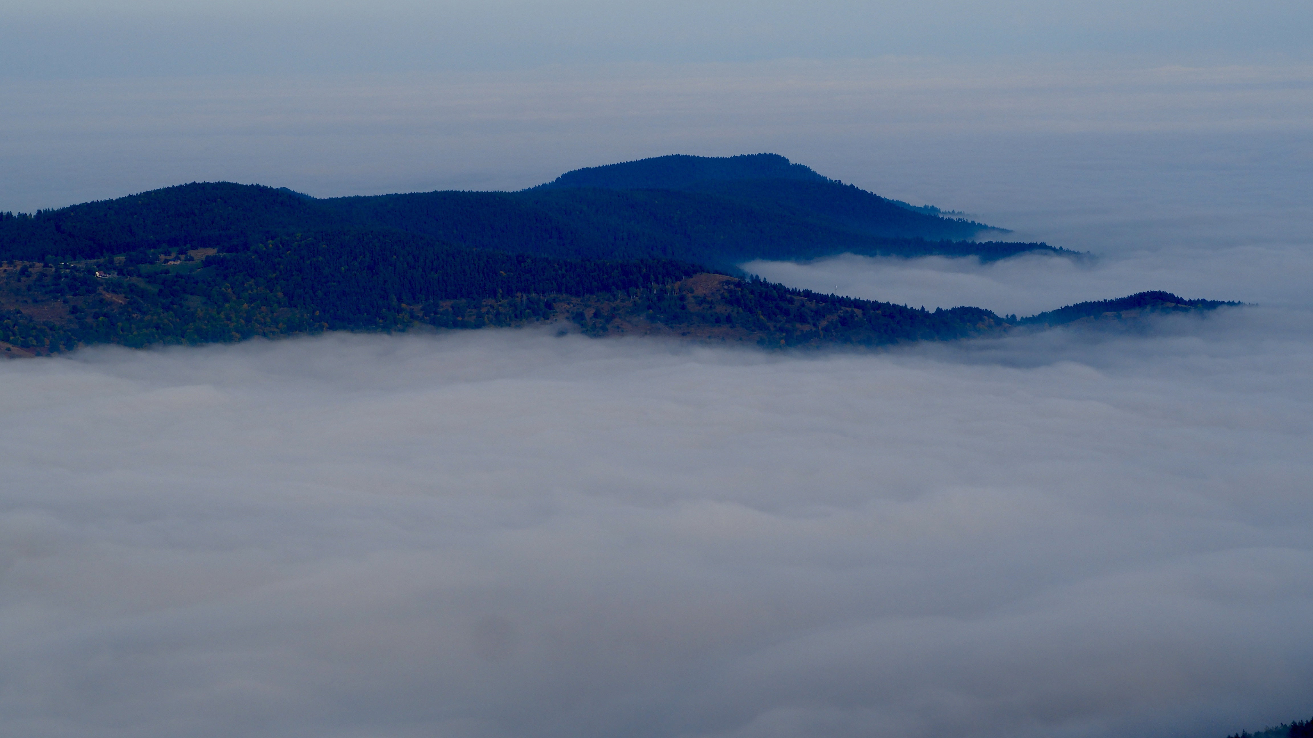 Sea of clouds above the Vosges