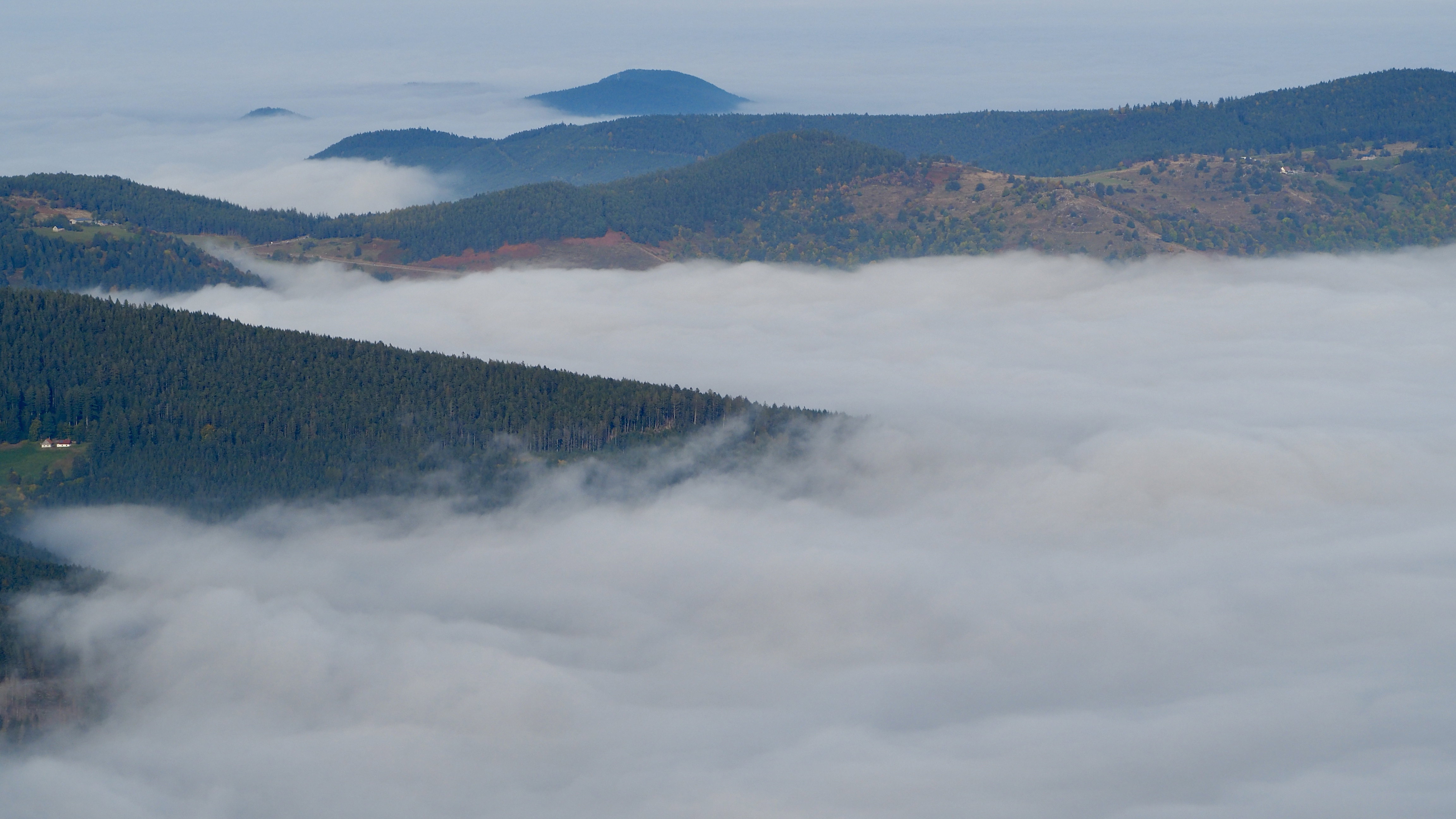 Sea of clouds above the Vosges