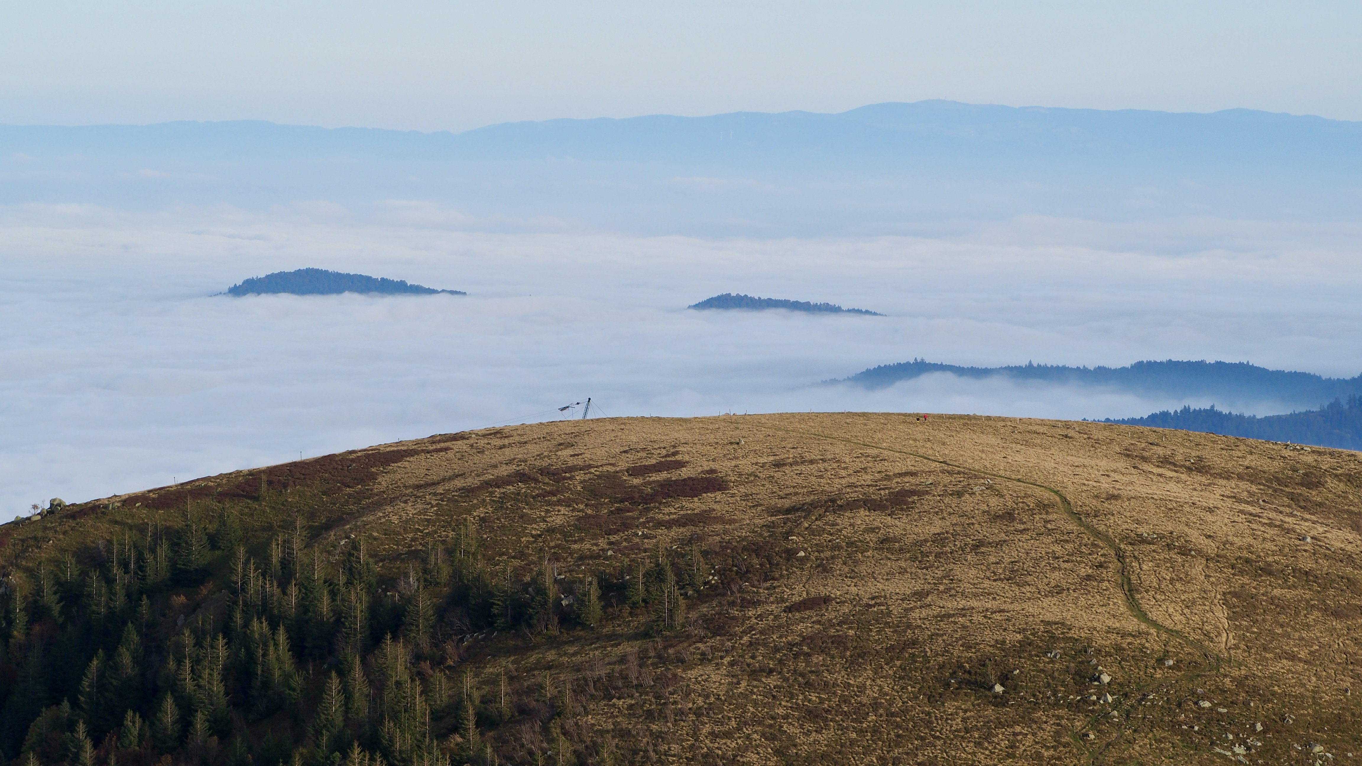 Sea of clouds above the Vosges