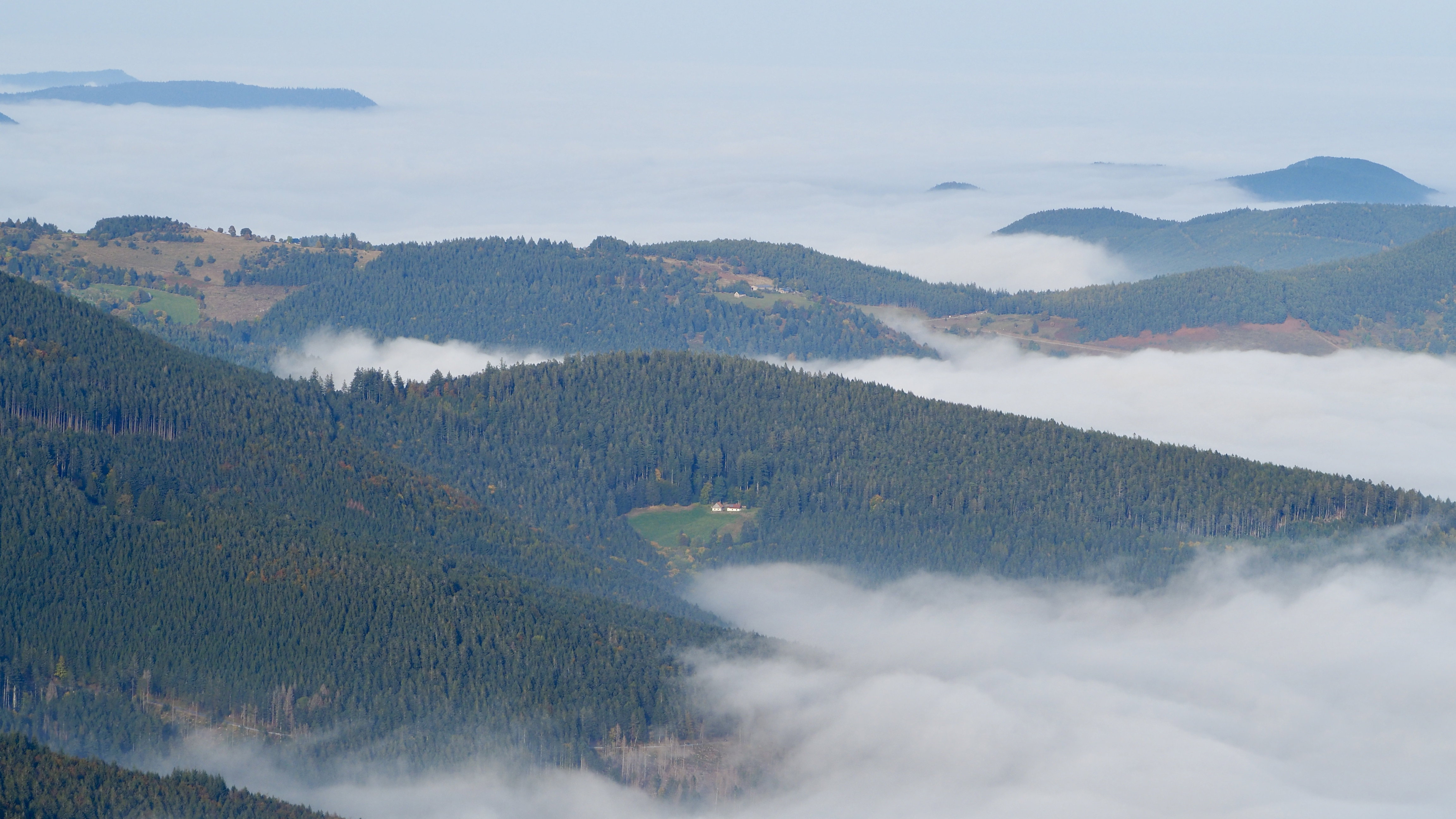 Sea of clouds above the Vosges