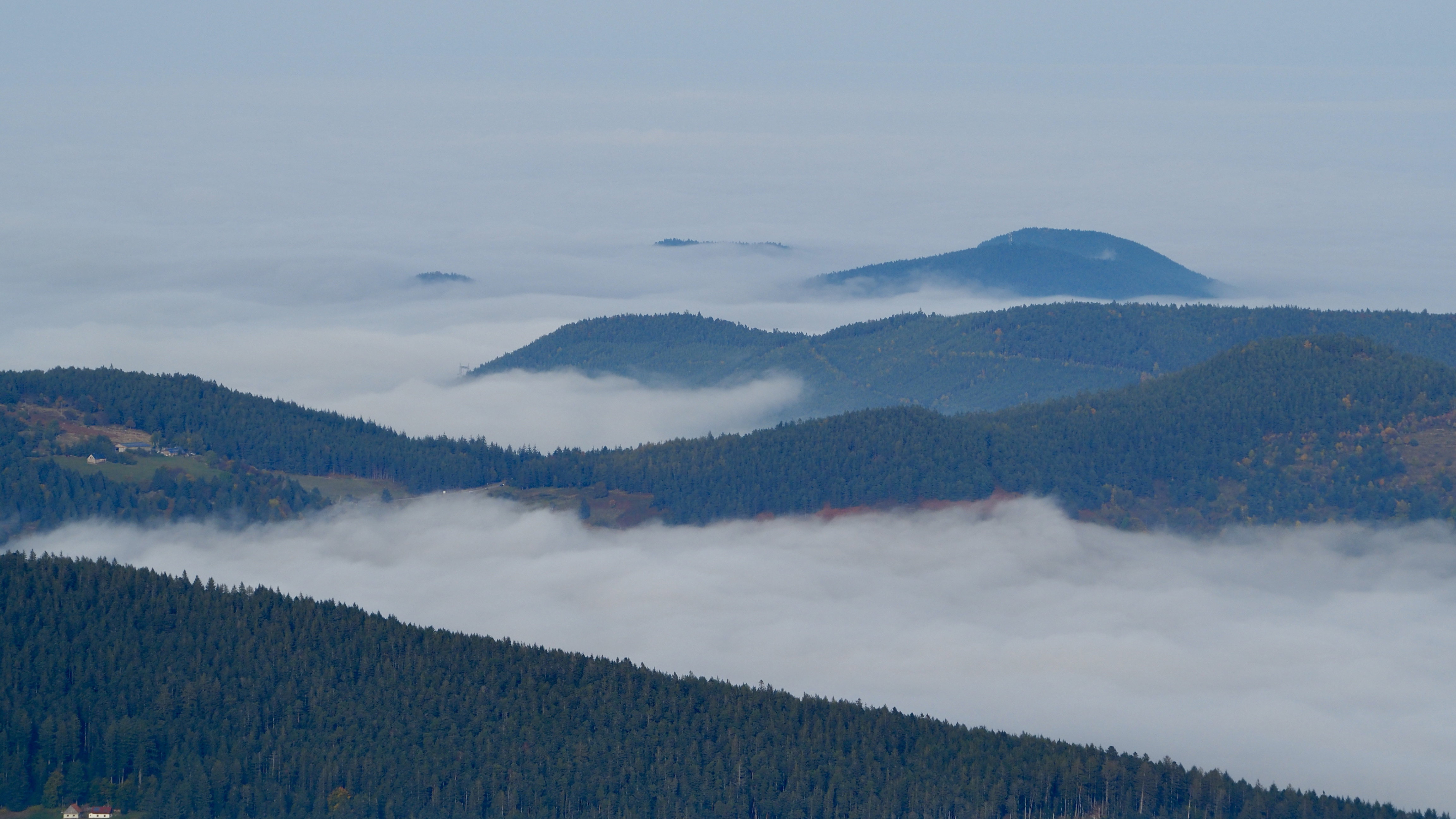 Sea of clouds above the Vosges