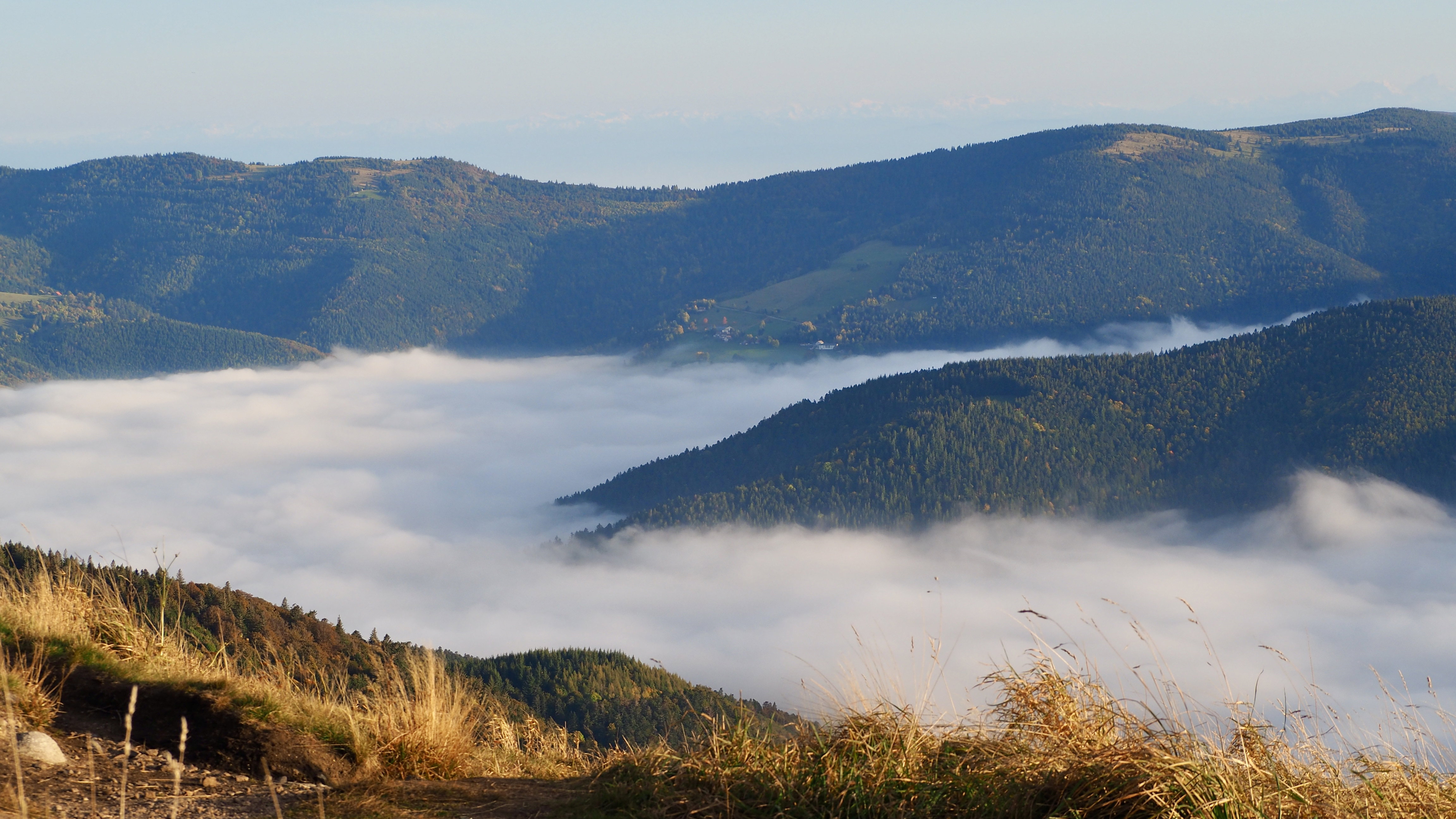 Sea of clouds above the Vosges