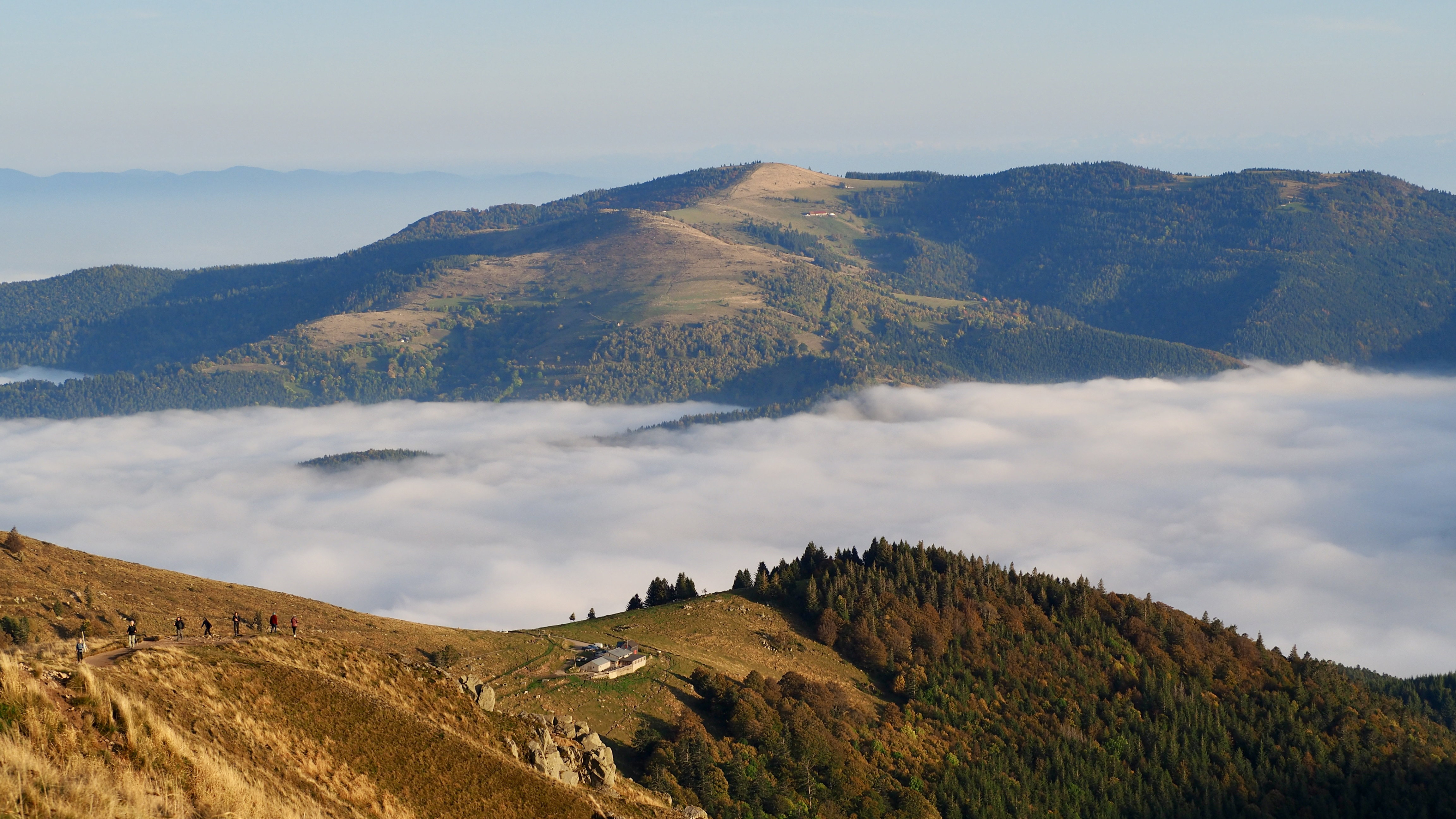 Sea of clouds above the Vosges