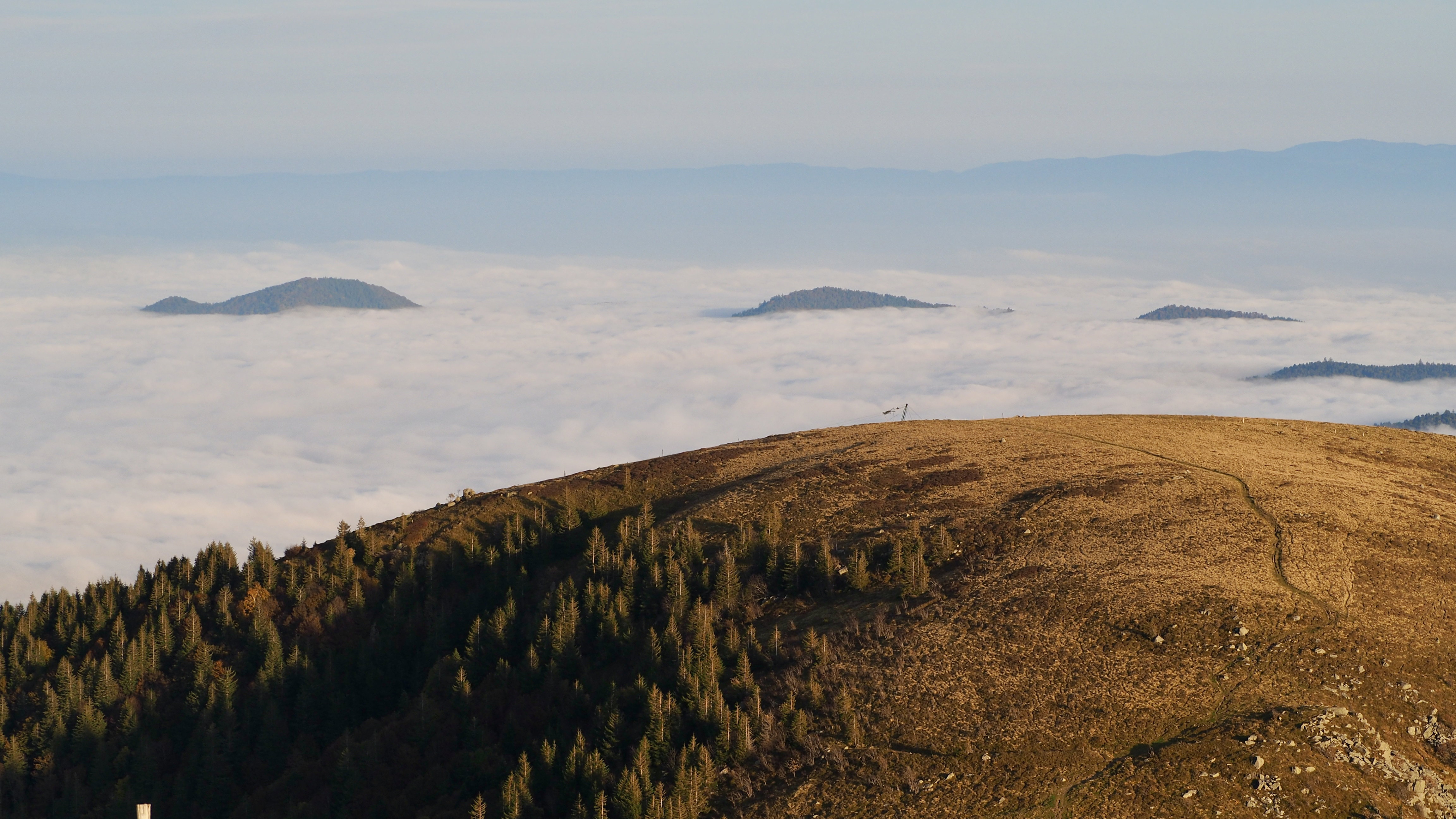 Sea of clouds above the Vosges