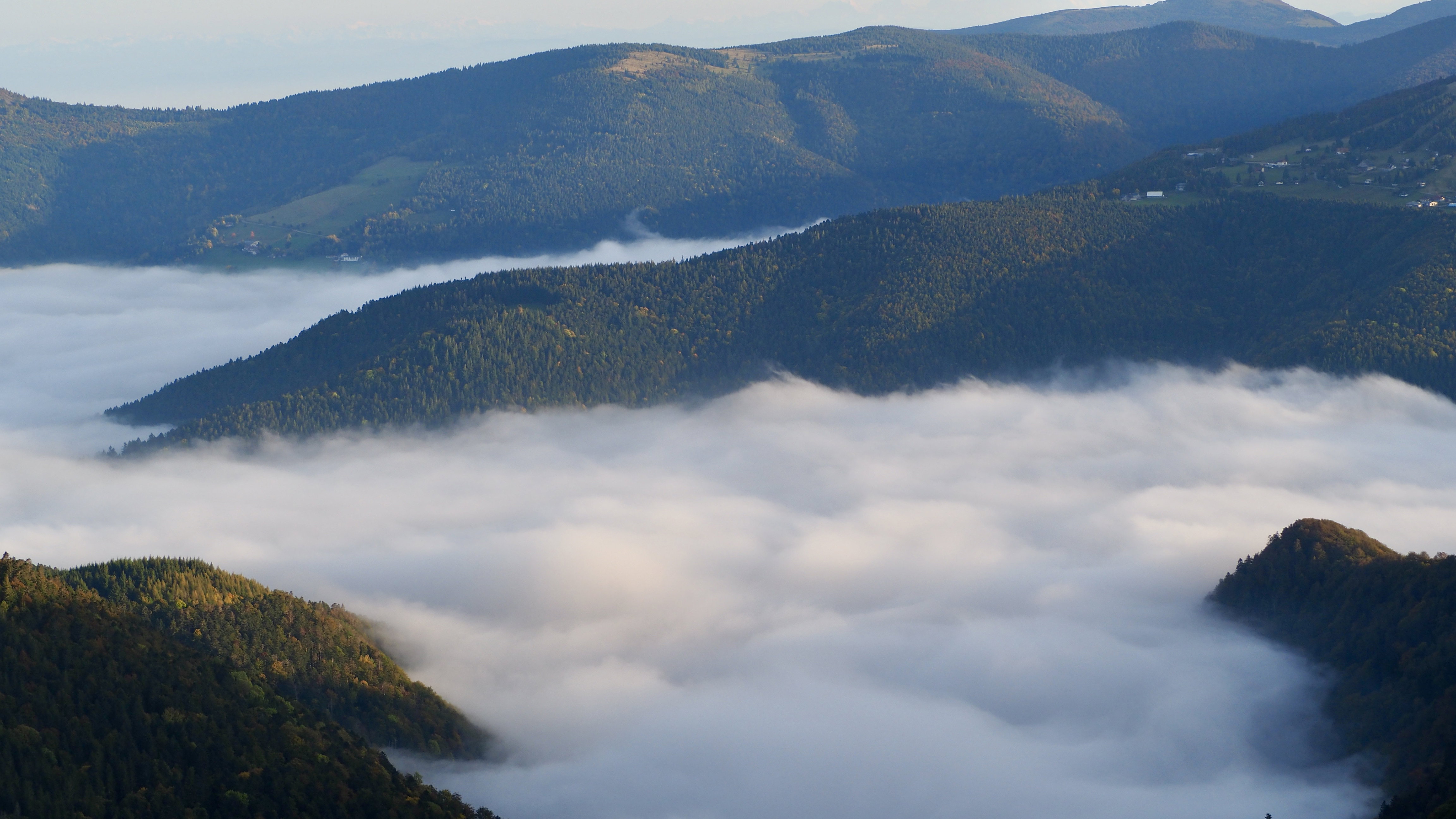 Sea of clouds above the Vosges