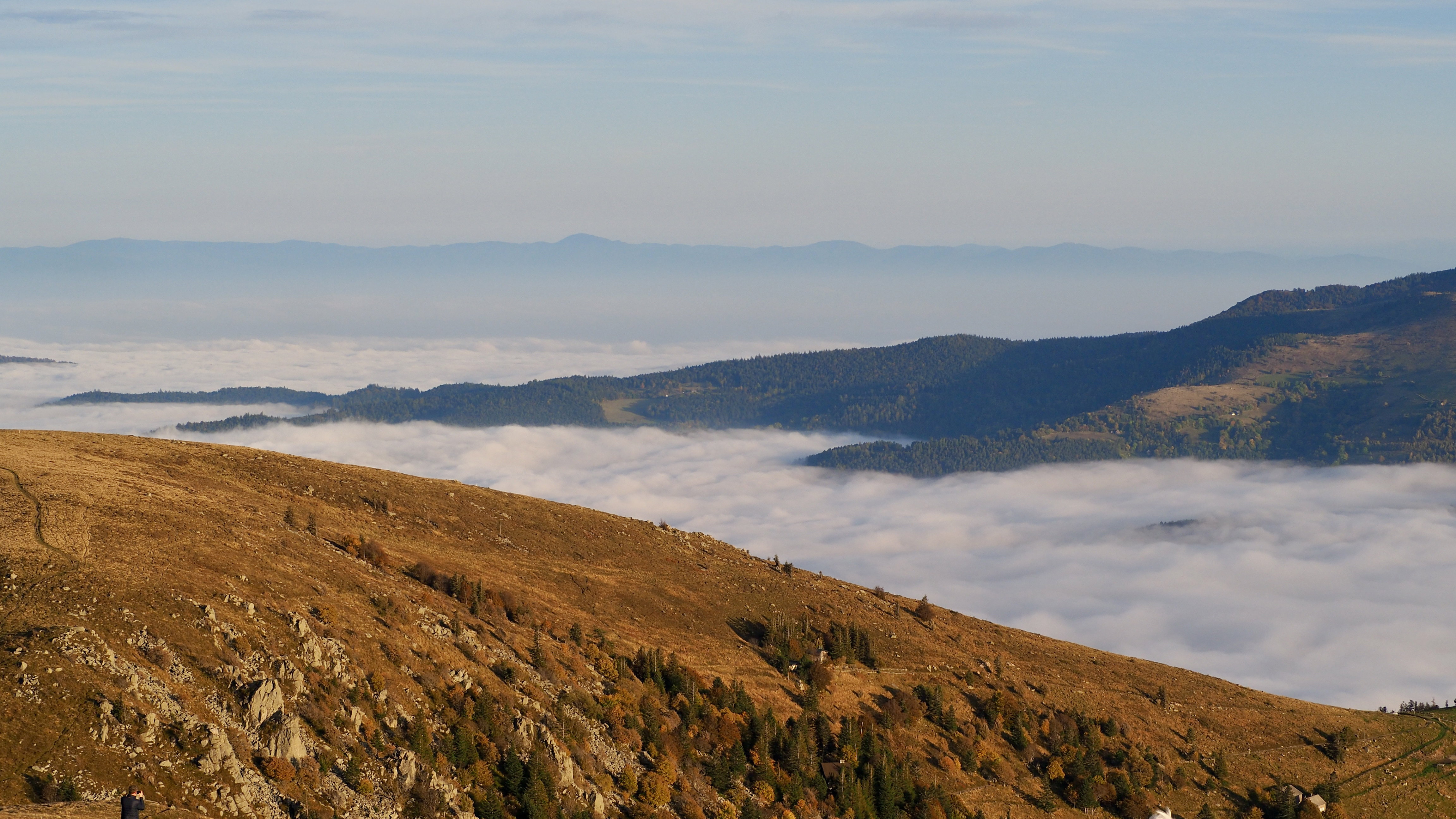 Sea of clouds above the Vosges