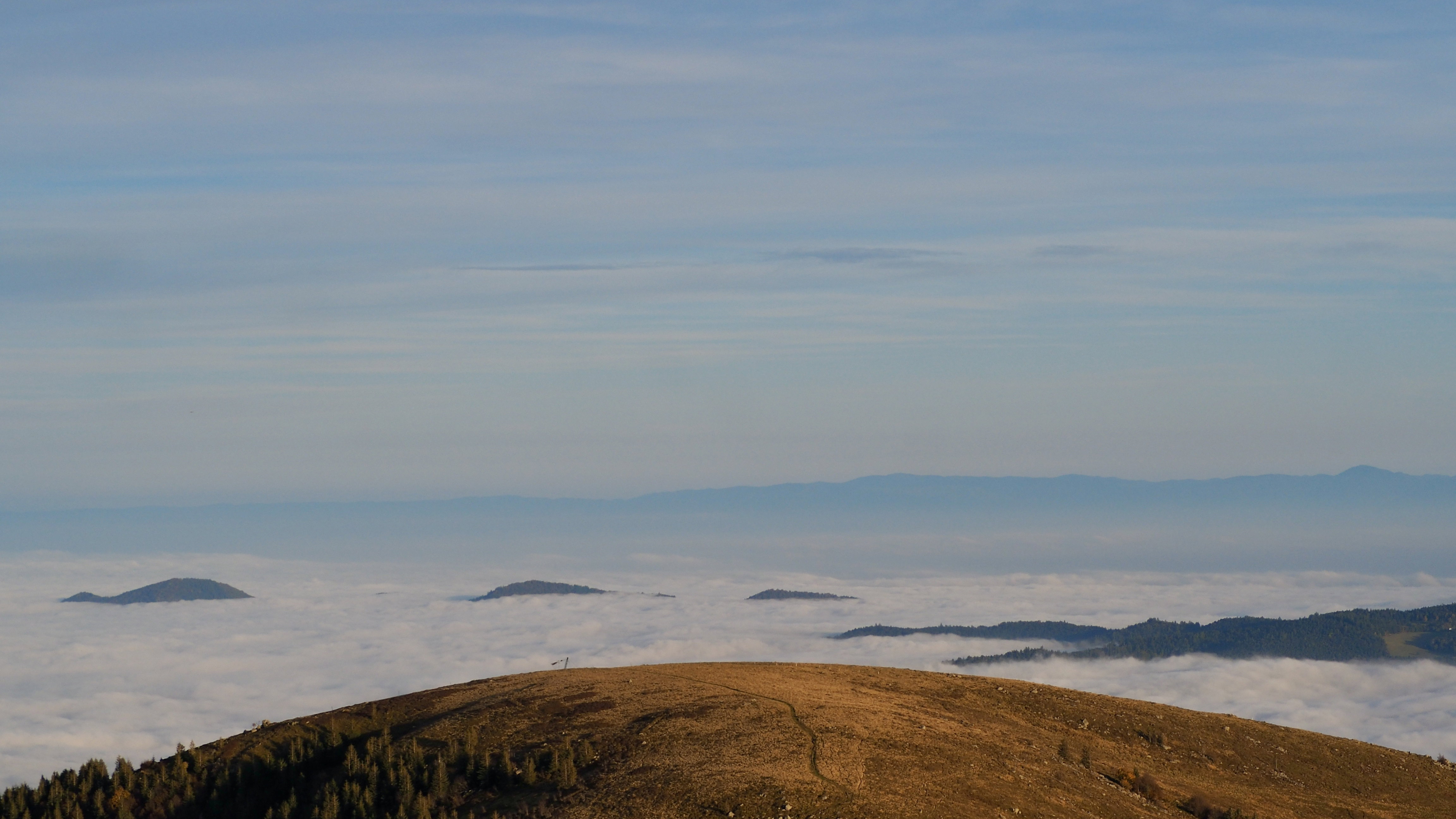 Sea of clouds above the Vosges