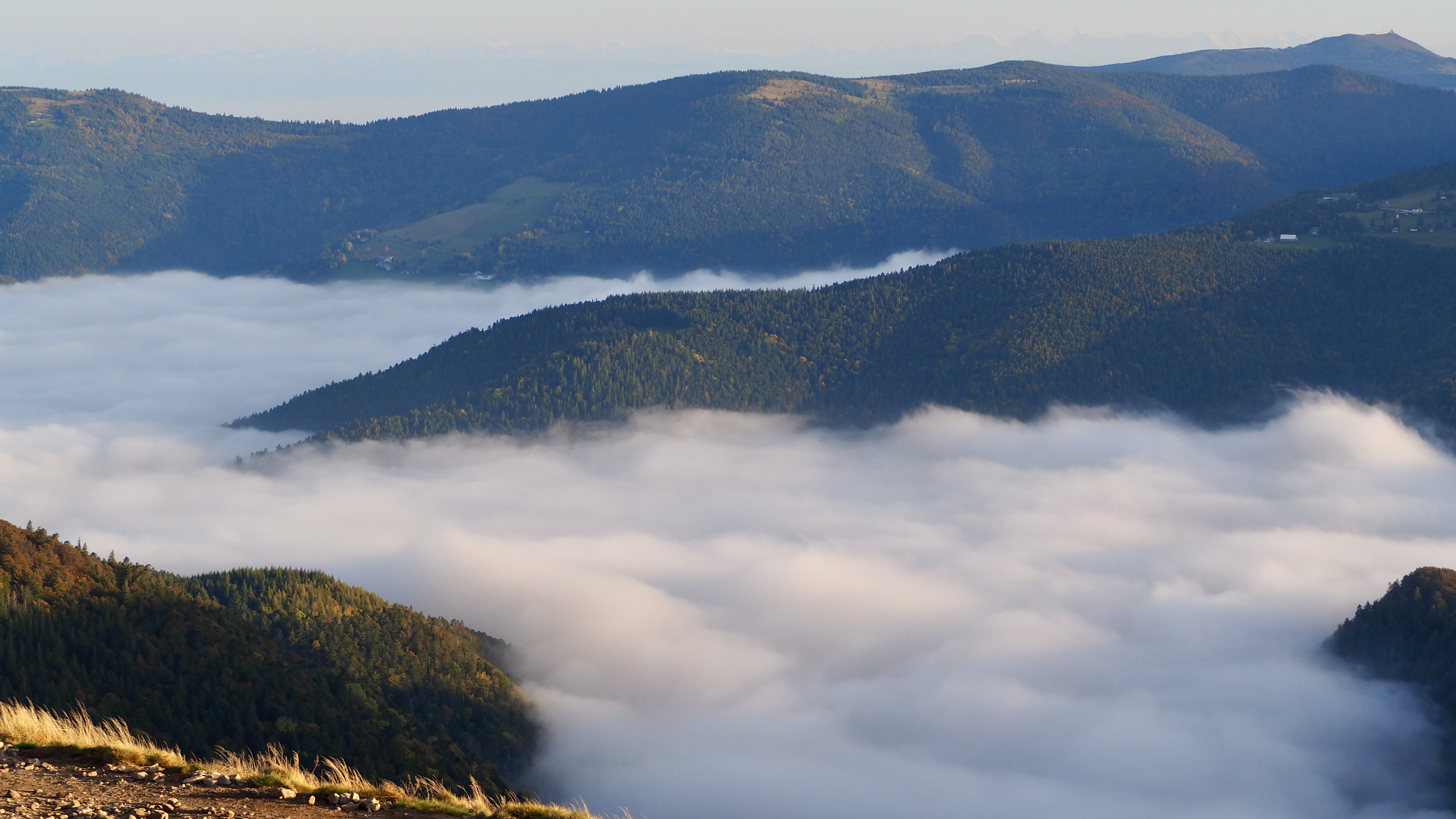 Sea of clouds above the Vosges
