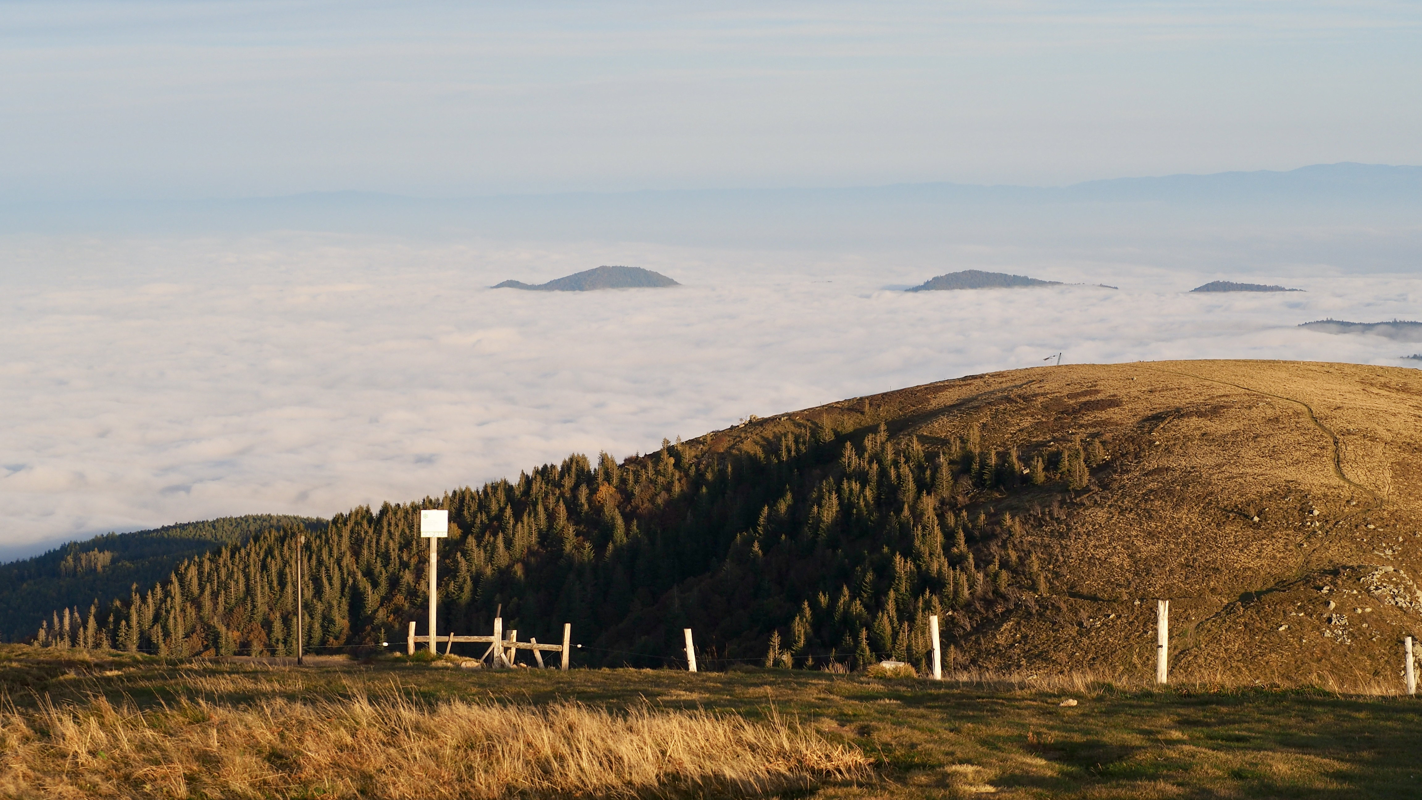 Sea of clouds above the Vosges
